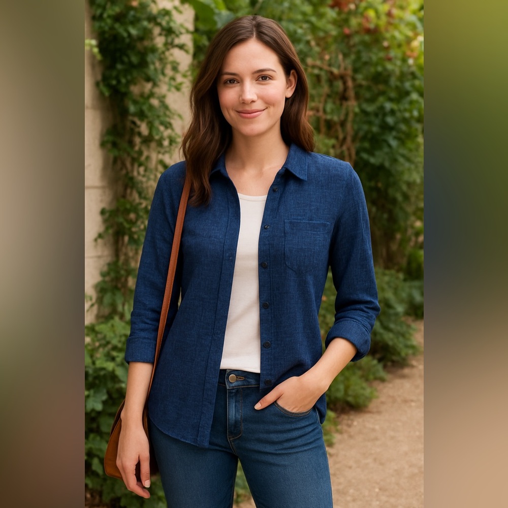 The Limited Blue Women's Blouse
